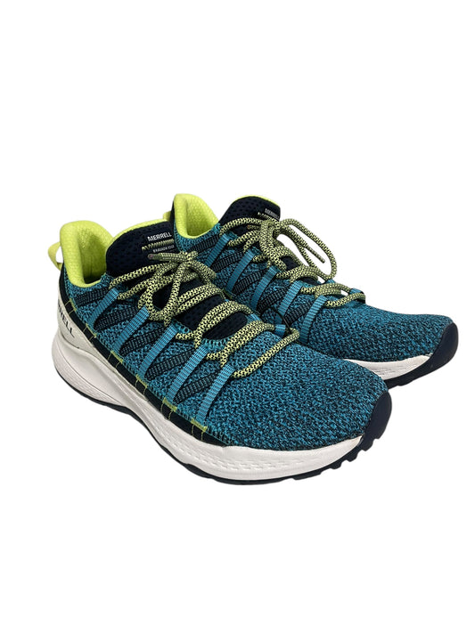 Shoes Athletic By Merrell In Blue & Green, Size: 11