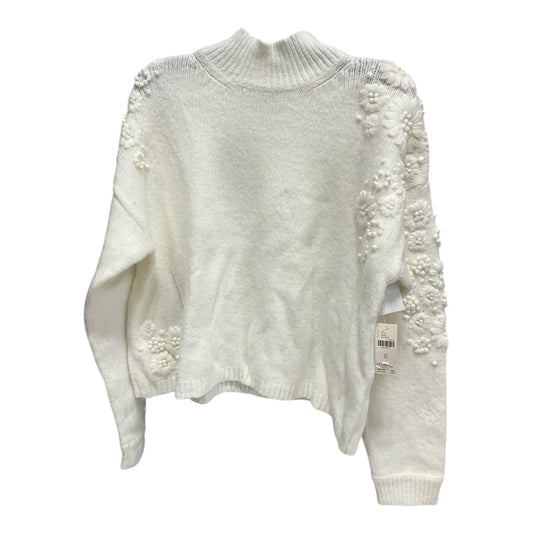 Sweater By Anthropologie In Cream, Size: Xl