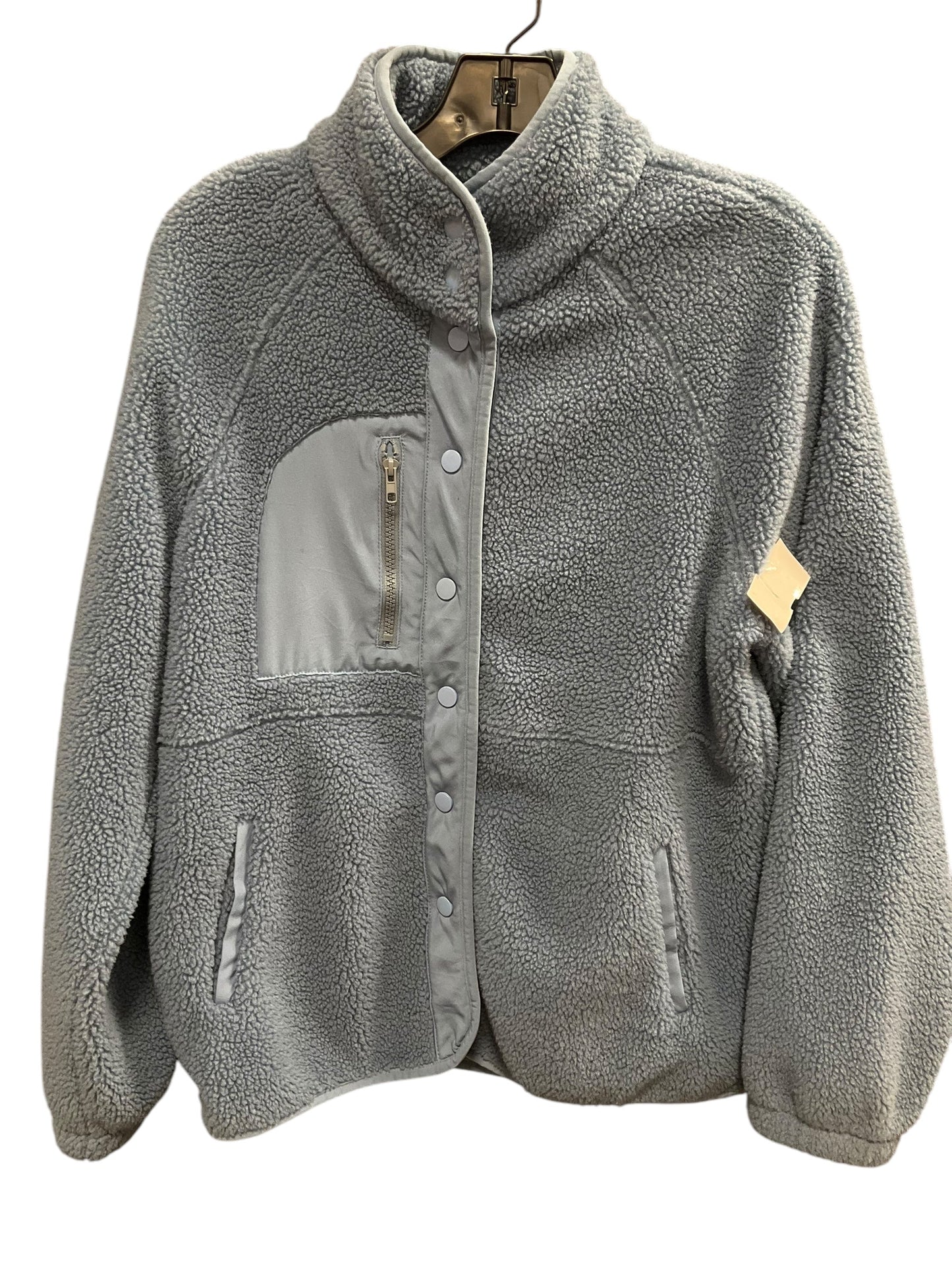 Jacket Fleece By Clothes Mentor In Blue, Size: S