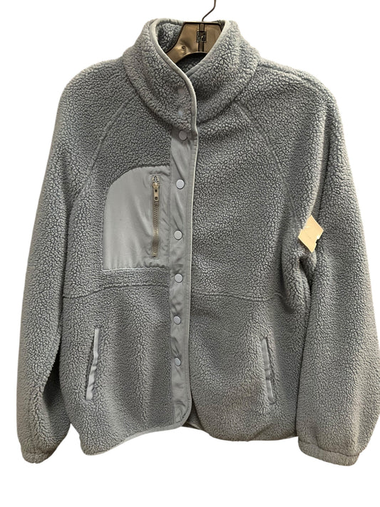 Jacket Fleece By Clothes Mentor In Blue, Size: S