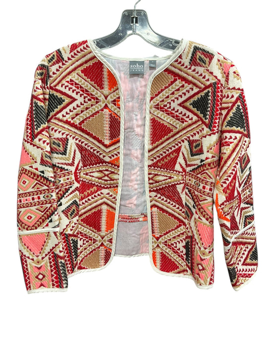 Jacket Other By New York And Co In Red & Tan, Size: S