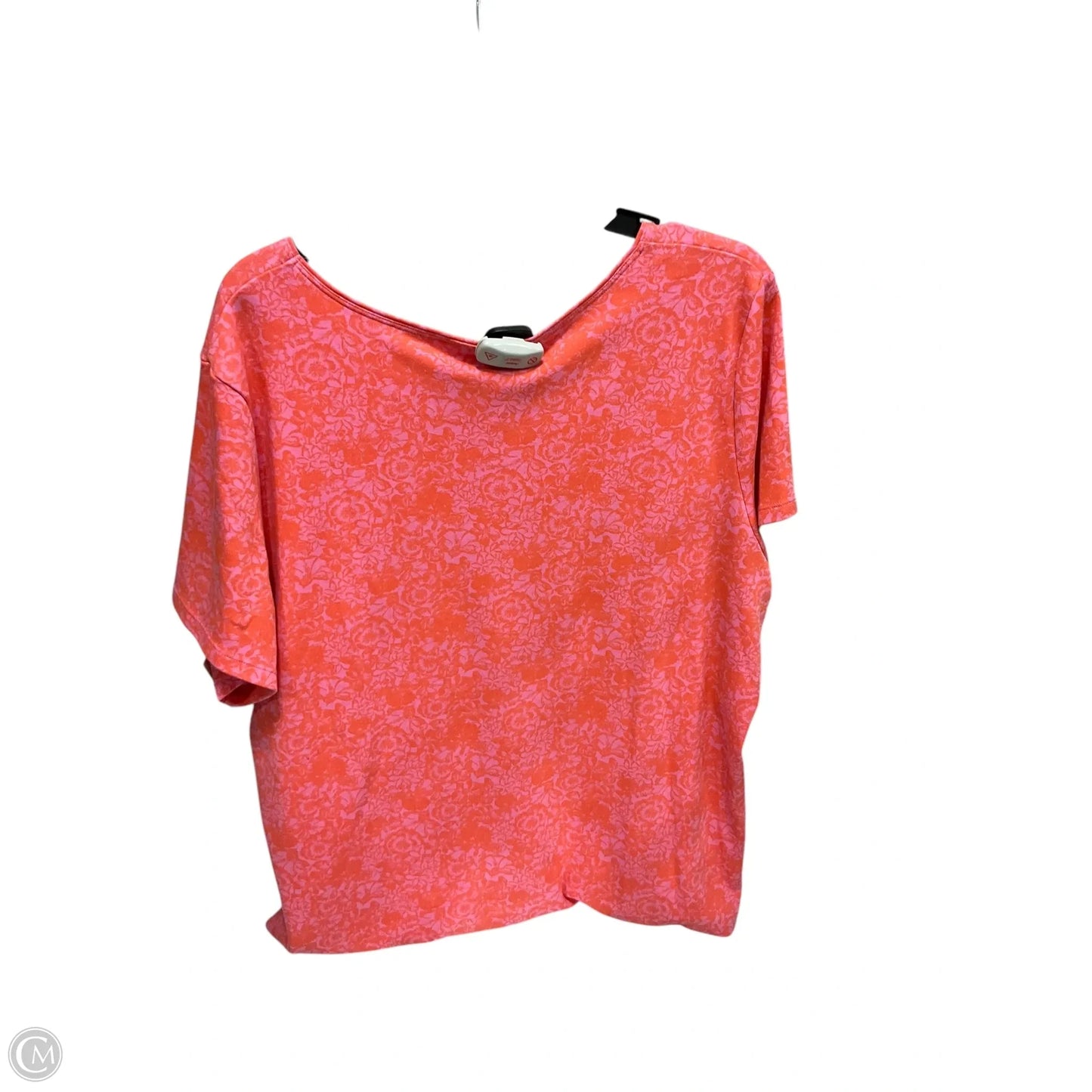 Top Short Sleeve Basic By Style And Company In Pink, Size: 4x