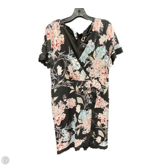Dress Designer By Karl Lagerfeld In Floral Print, Size: Xl