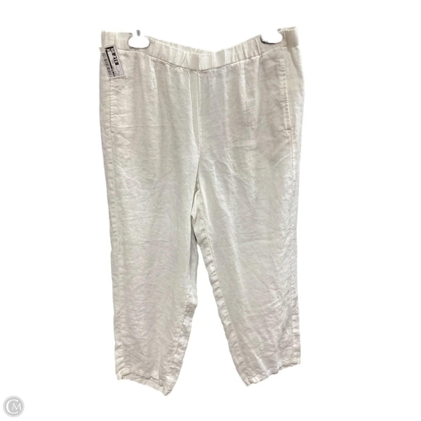 Pants Linen By J. Jill In White, Size: S