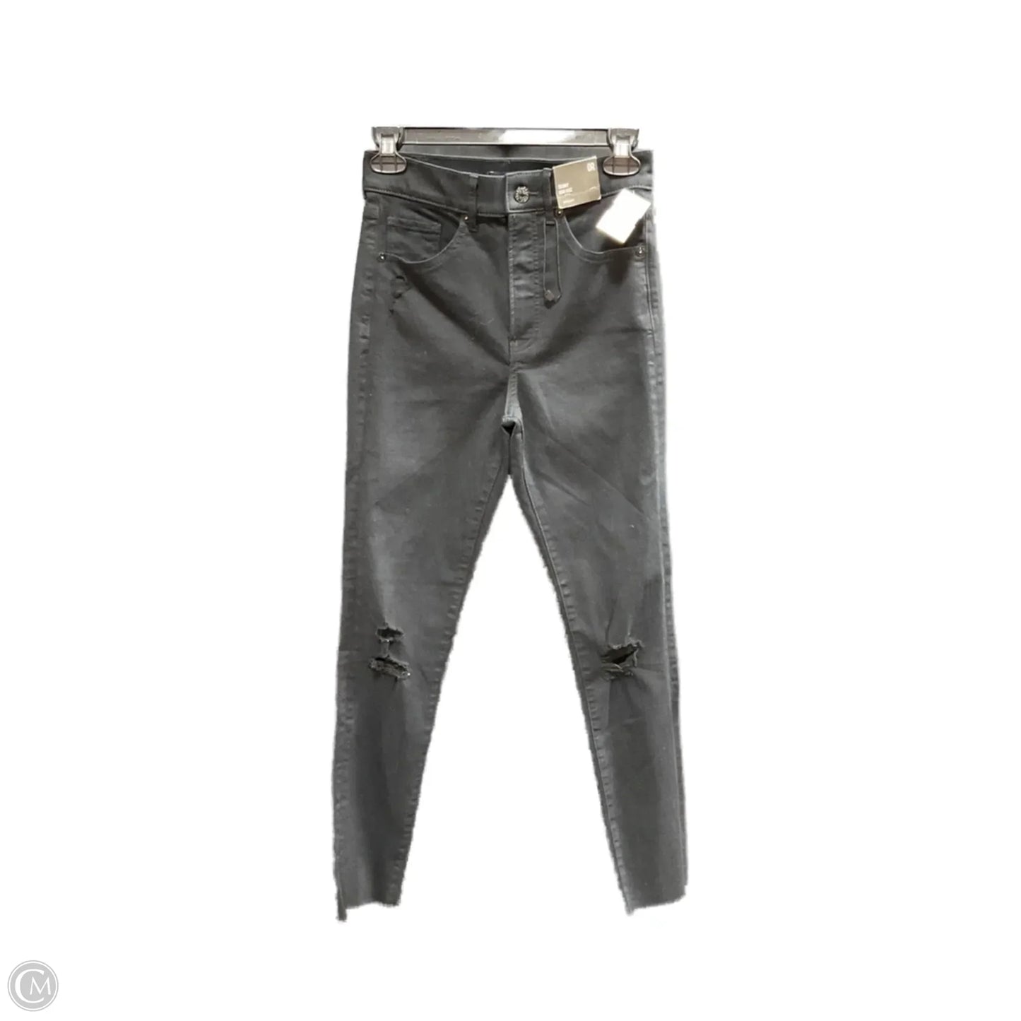 Jeans Skinny By Express In Black, Size: 0