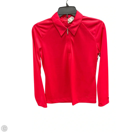 Athletic Jacket By Nike In Pink, Size: Xs