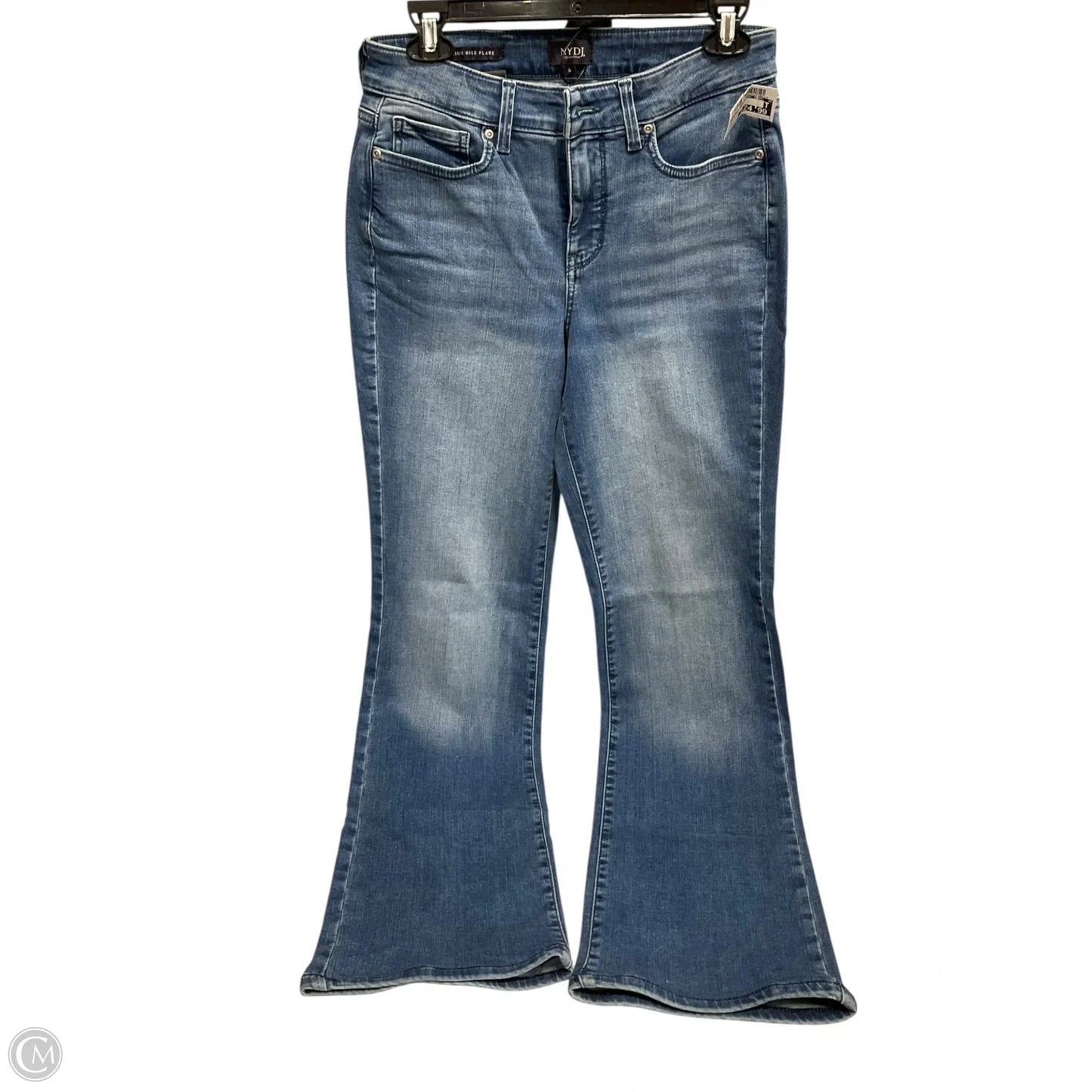 Jeans Flared By Not Your Daughters Jeans In Blue Denim, Size: 6