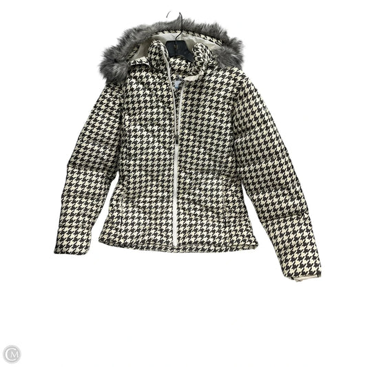 Coat Puffer & Quilted By Columbia In Geometric Pattern, Size: M