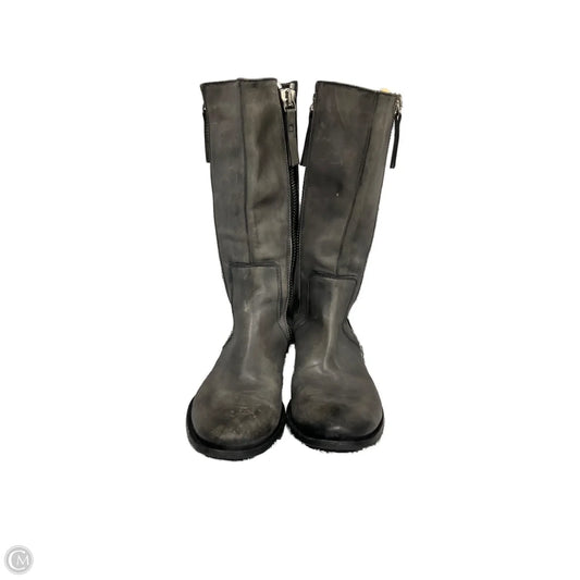 Boots Mid-calf Flats By Kenneth Cole In Grey, Size: 6.5