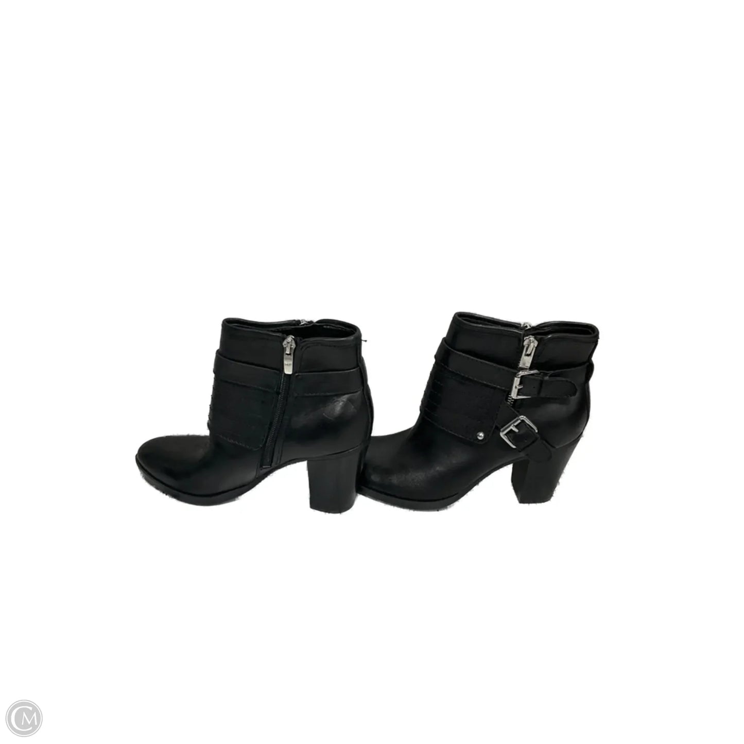 Boots Ankle Heels By Marc Fisher In Black, Size: 7
