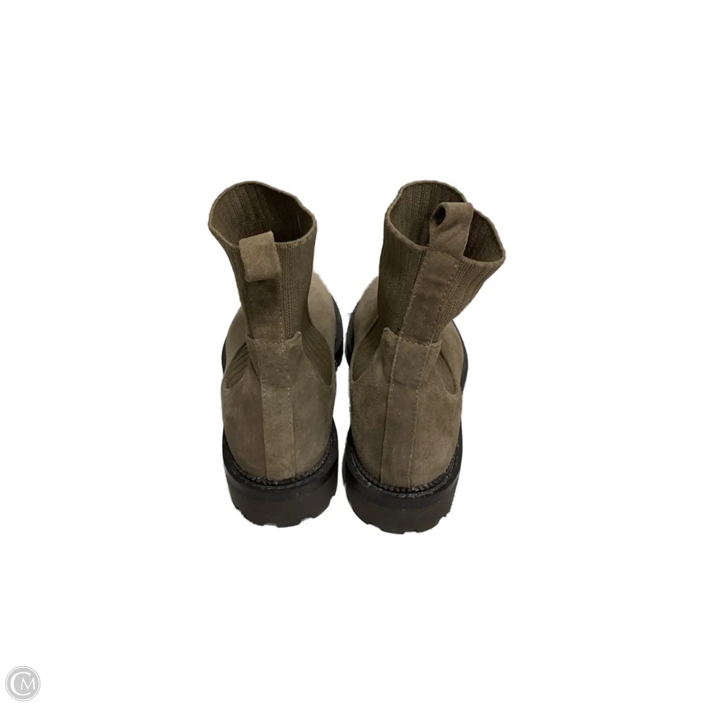 Boots Ankle Heels By Blondo In Tan, Size: 9.5