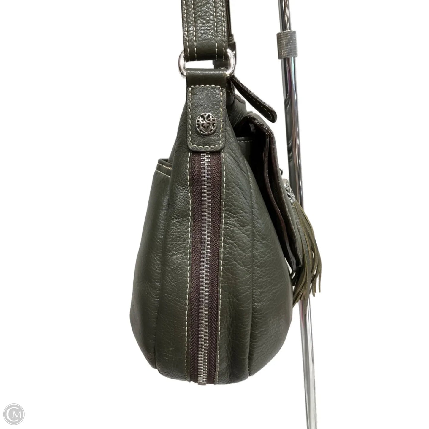 Handbag Leather By Brighton, Size: Medium