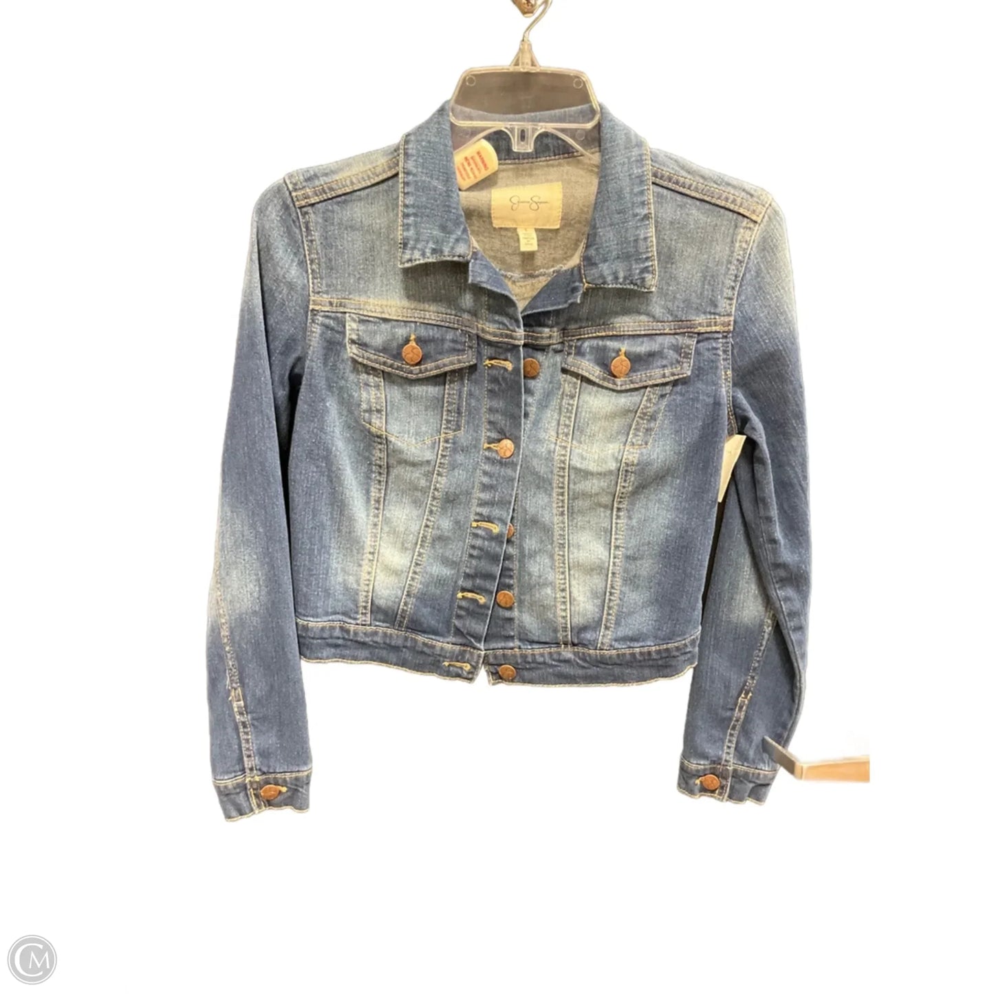 Jacket Denim By Jessica Simpson In Blue Denim, Size: S