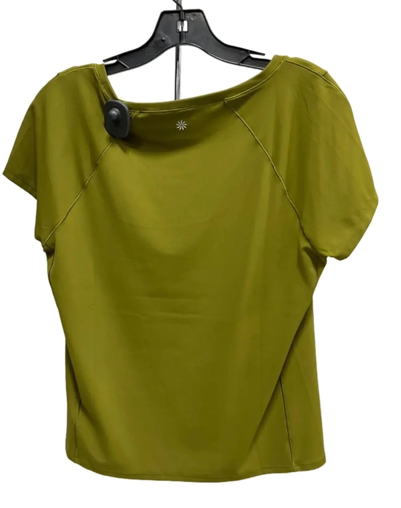 Athletic Top Short Sleeve By Athleta In Green, Size: Xl
