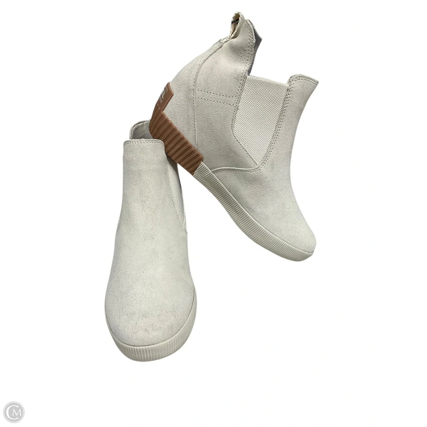 Boots Ankle Flats By Sorel In Cream, Size: 9