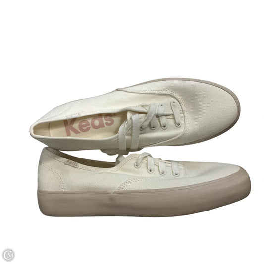 Shoes Sneakers By Keds In Cream, Size: 6.5