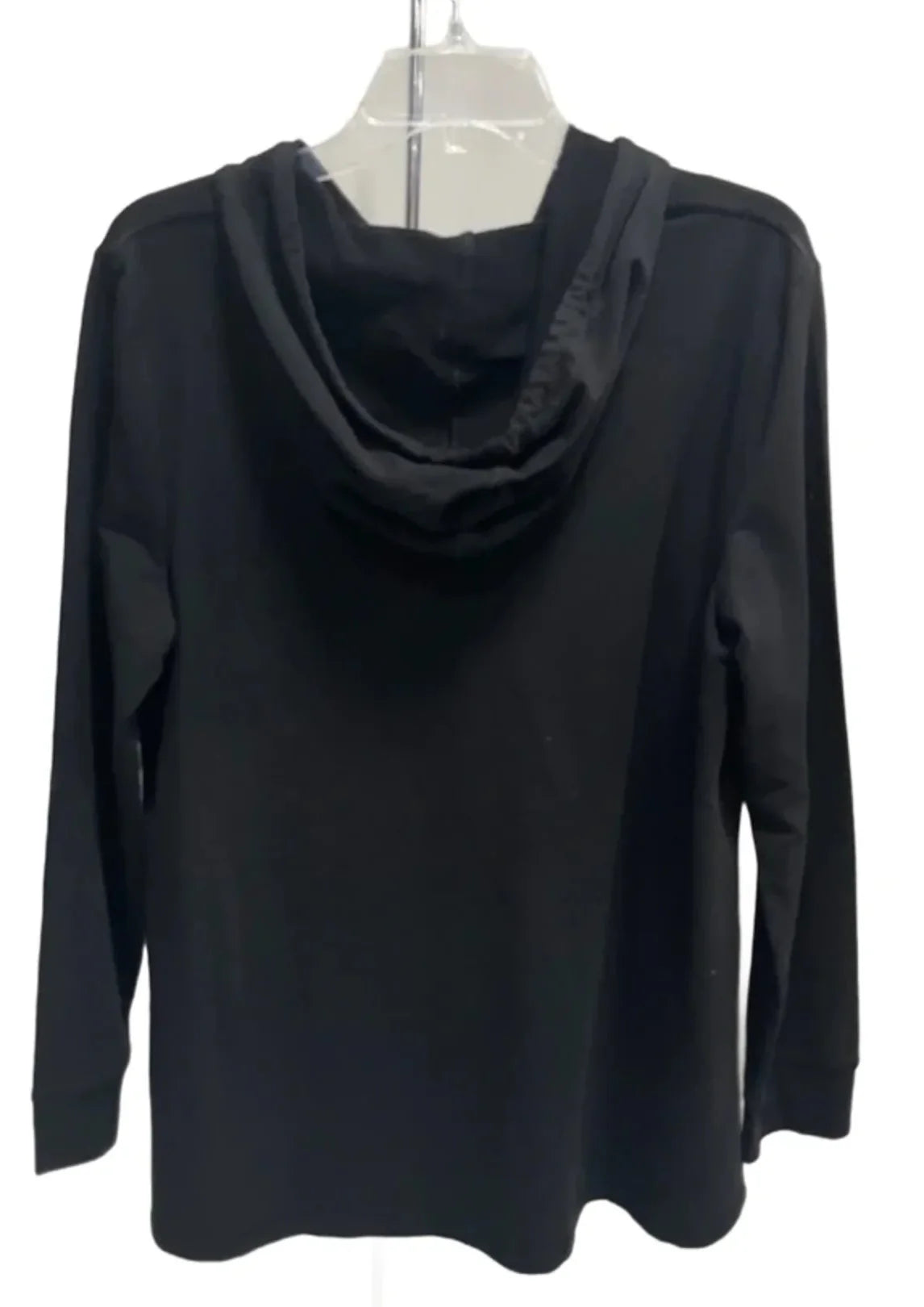 Sweatshirt Hoodie By Chicos In Black, Size: Xl