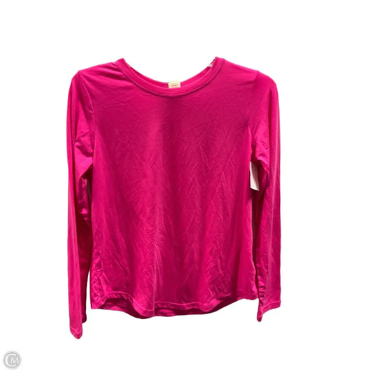 Top Long Sleeve Basic By Antonio Melani In Pink, Size: S