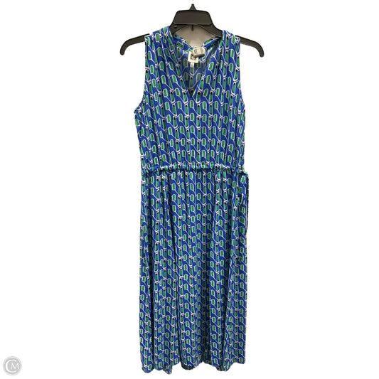 Dress Casual Midi By Anne Klein In Blue & Green, Size: S