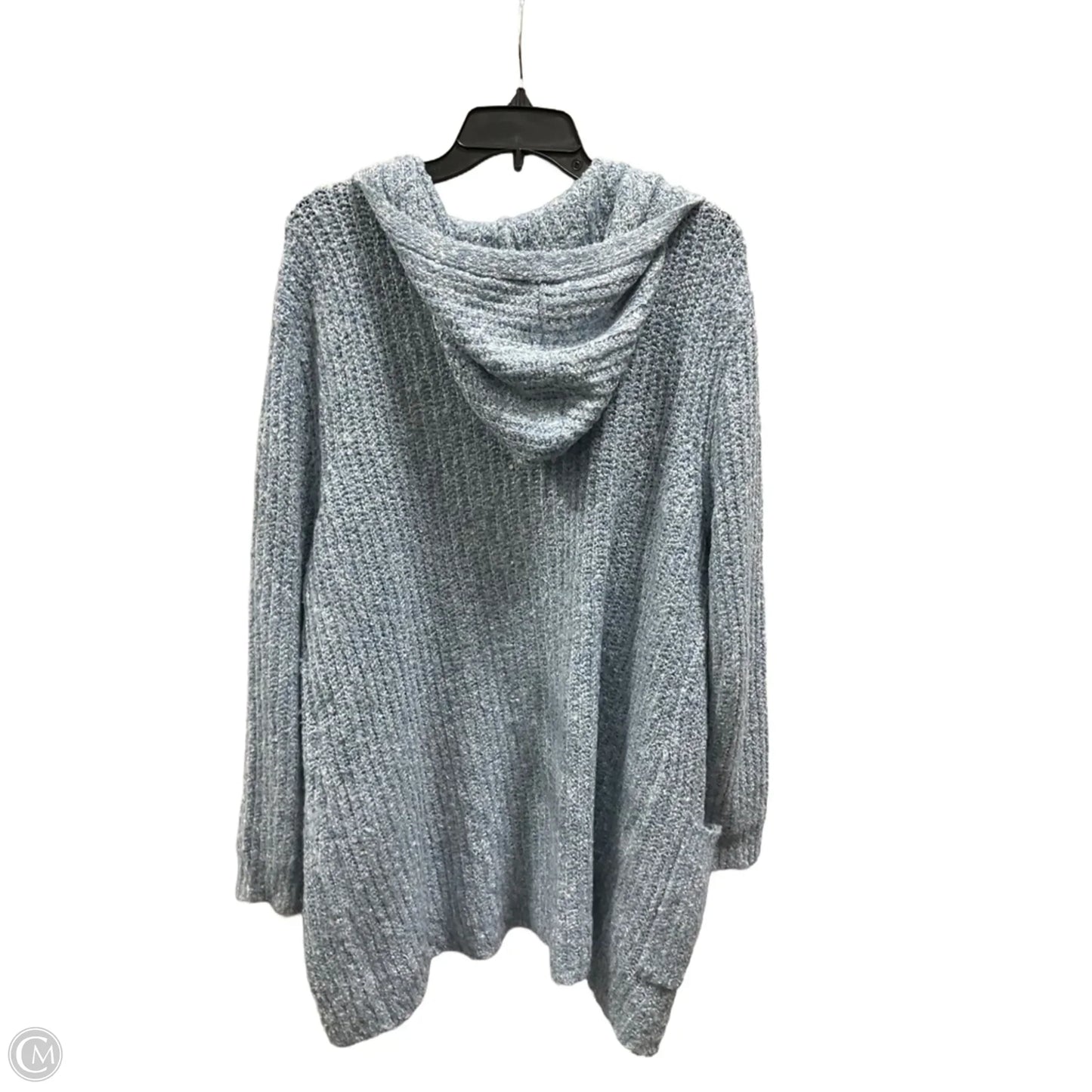 Sweater Cardigan By Steve Madden In Blue, Size: 1x