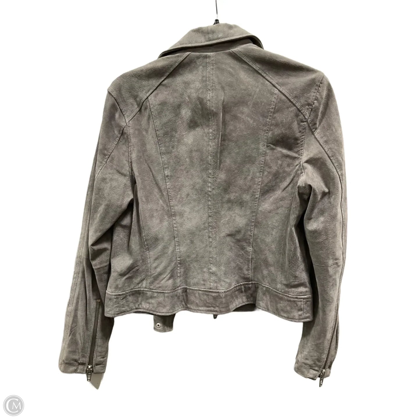 Jacket Moto Leather By Blanknyc In Grey, Size: M