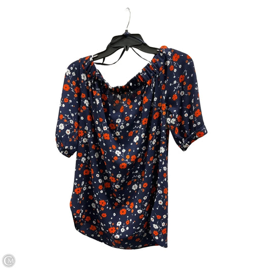 Top Short Sleeve By Michael By Michael Kors In Navy, Size: S