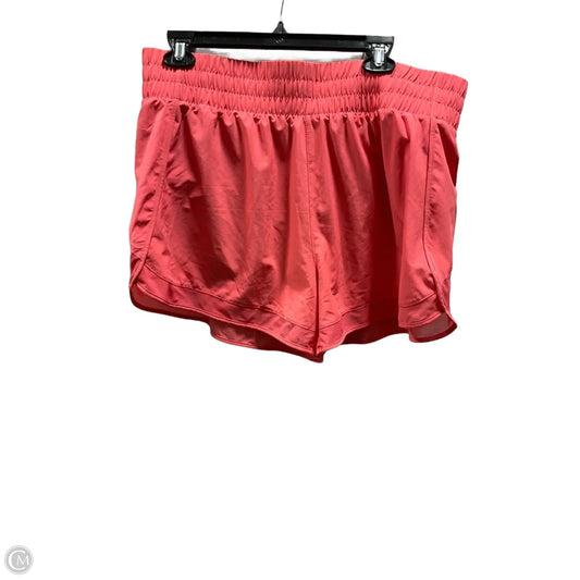 Athletic Shorts By Athleta In Peach, Size: Xl