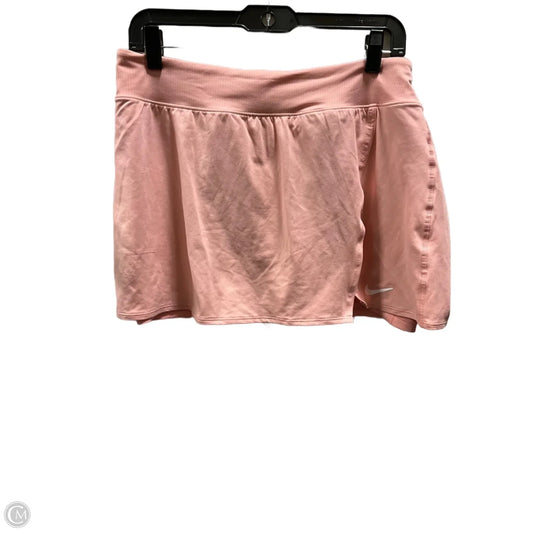 Athletic Skirt By Nike In Peach, Size: Xl