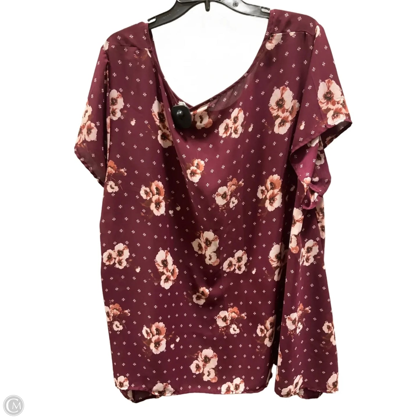 Top Short Sleeve By Torrid In Red, Size: 3x
