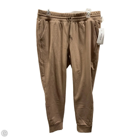 Athletic Pants By Yogalicious In Tan, Size: L