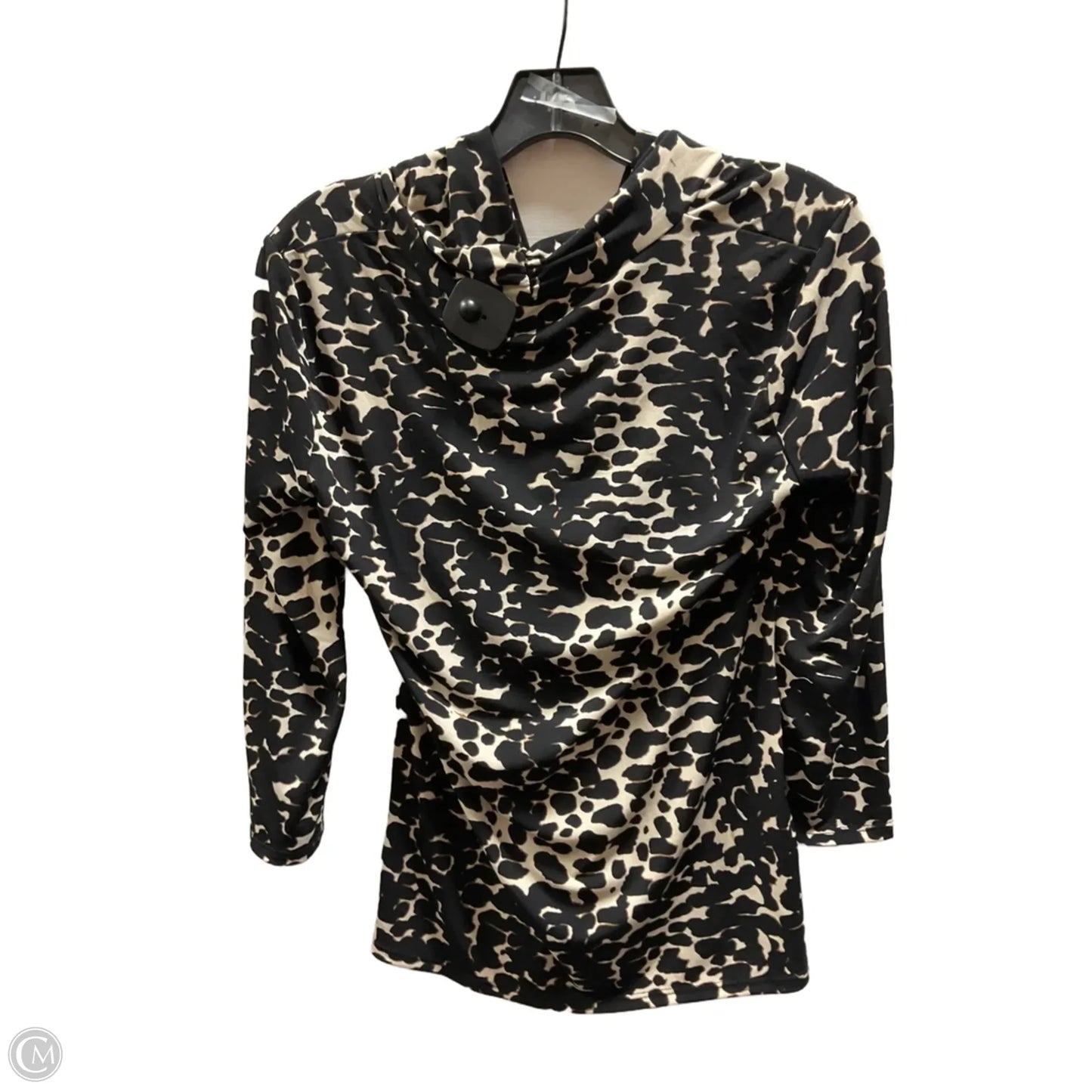Top Long Sleeve By Premise In Animal Print, Size: S