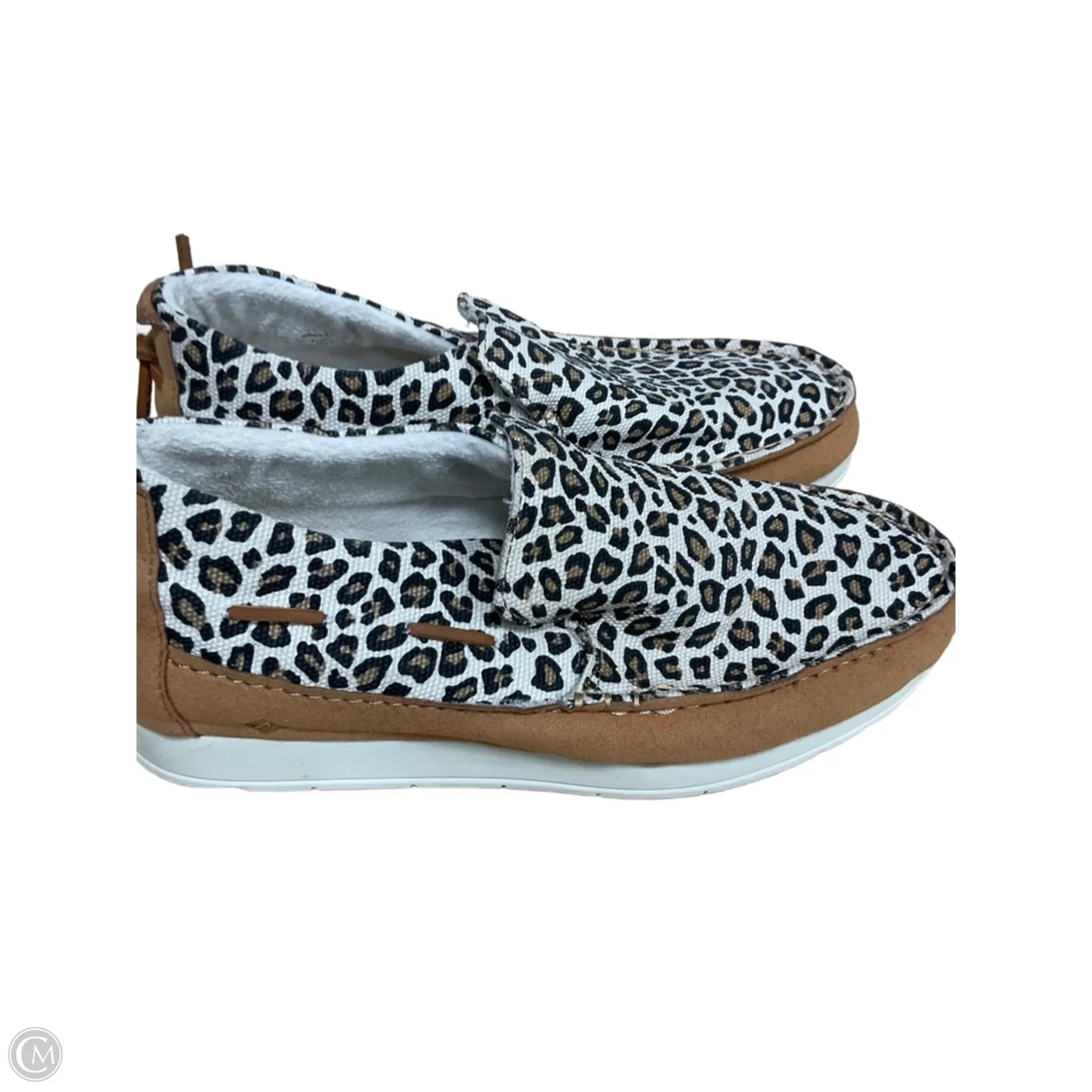Shoes Flats By Sperry In Animal Print, Size: 7.5