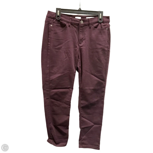 Jeans Boyfriend By J. Jill In Maroon, Size: 10p