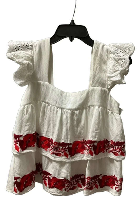 Top Sleeveless By Vici In White, Size: S