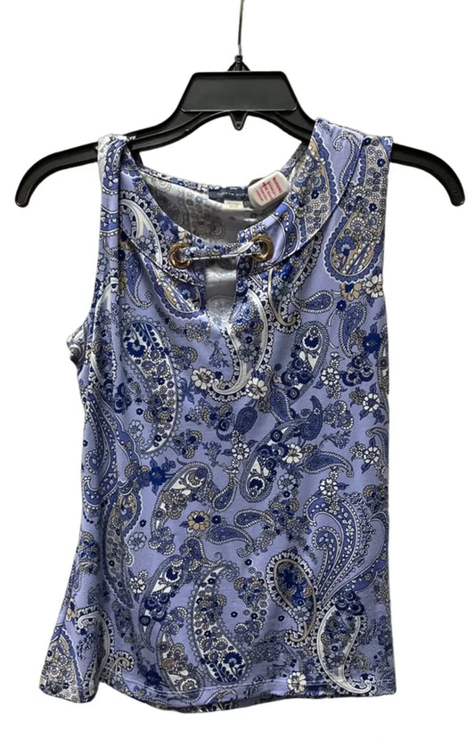 Top Sleeveless By Tommy Hilfiger In Blue, Size: S