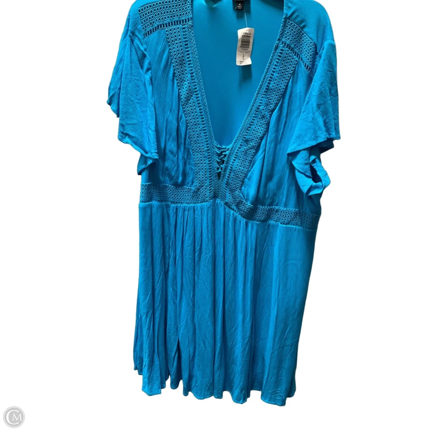 Dress Casual Short By Torrid In Teal, Size: 4x
