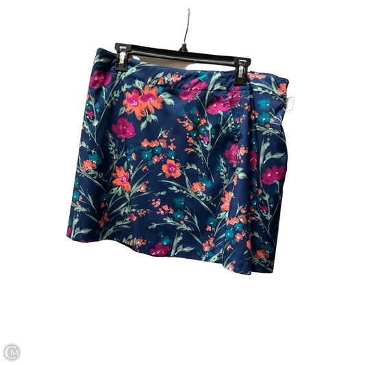 Athletic Skirt By Lady Hagen In Floral Print, Size: L