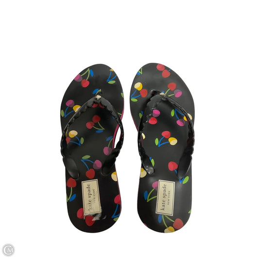 Sandals Designer By Kate Spade In Multi-colored, Size: 6