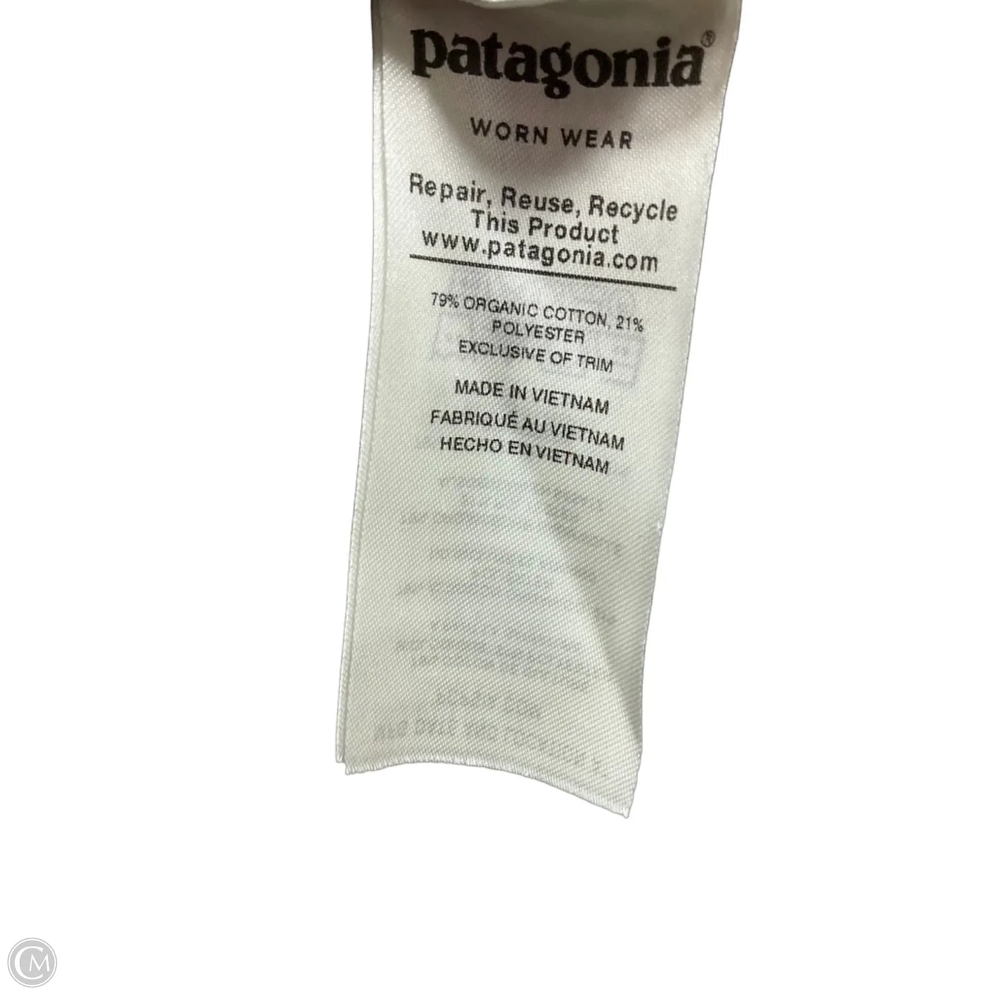 Athletic Sweatshirt Collar By Patagonia In Grey, Size: L