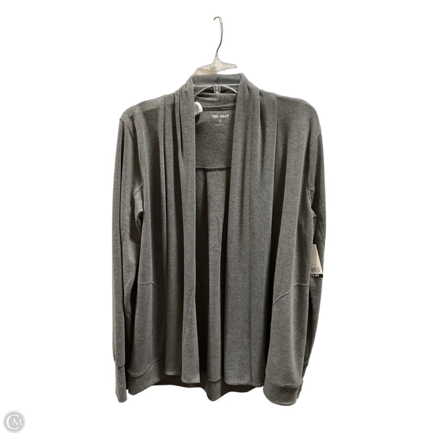 Cardigan By Tek Gear In Grey, Size: M