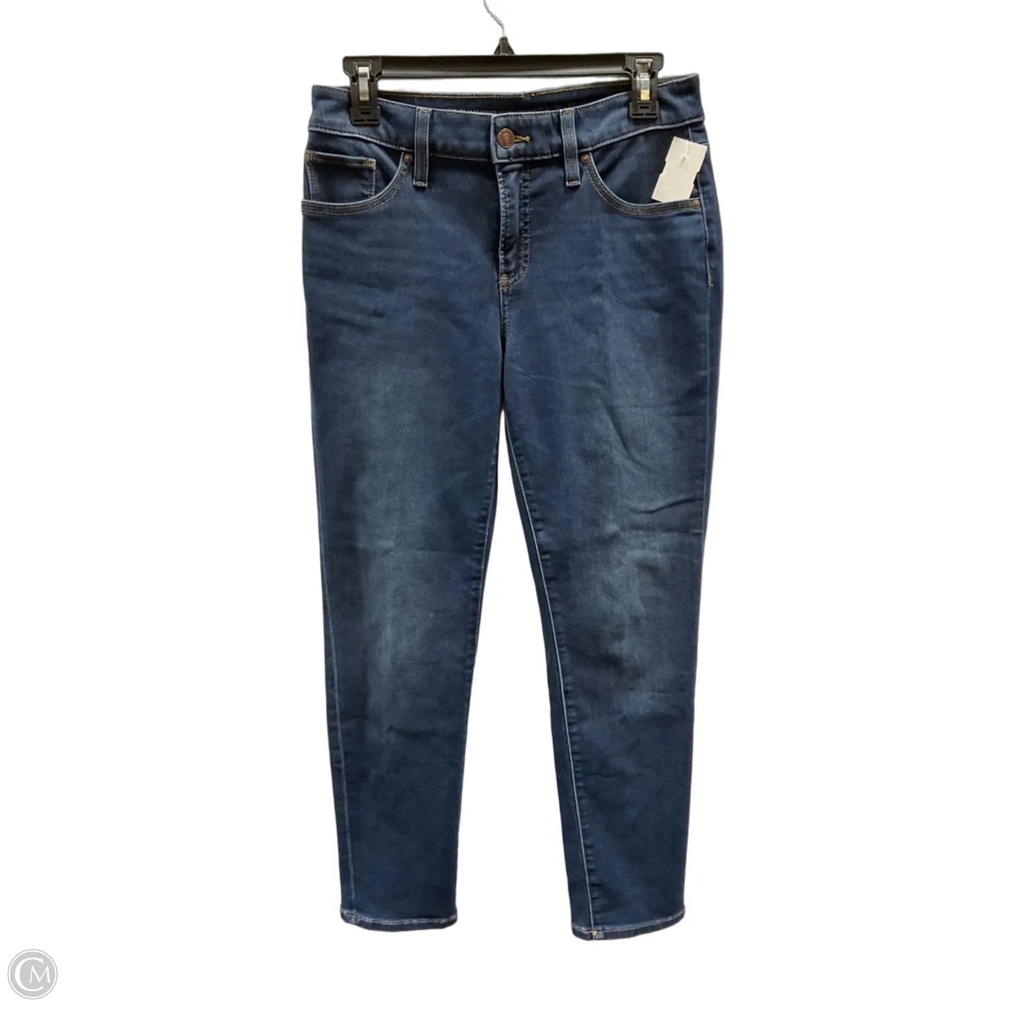 Jeans Skinny By Chicos In Blue Denim, Size: 4