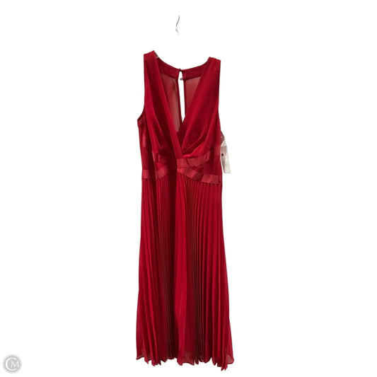 Dress Casual Midi By White House Black Market In Red, Size: Xs