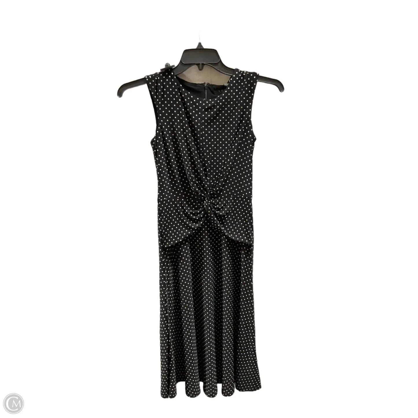 Dress Casual Midi By Ralph Lauren In Polkadot Pattern, Size: 0