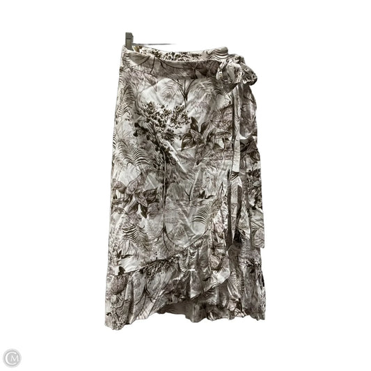 Skirt Midi By Cma In Tan & White, Size: Xs