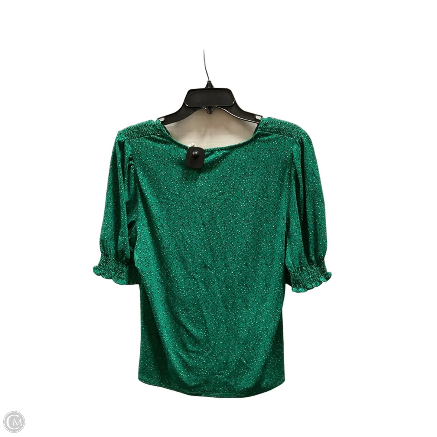 Top Short Sleeve By Adrianna Papell In Green, Size: M