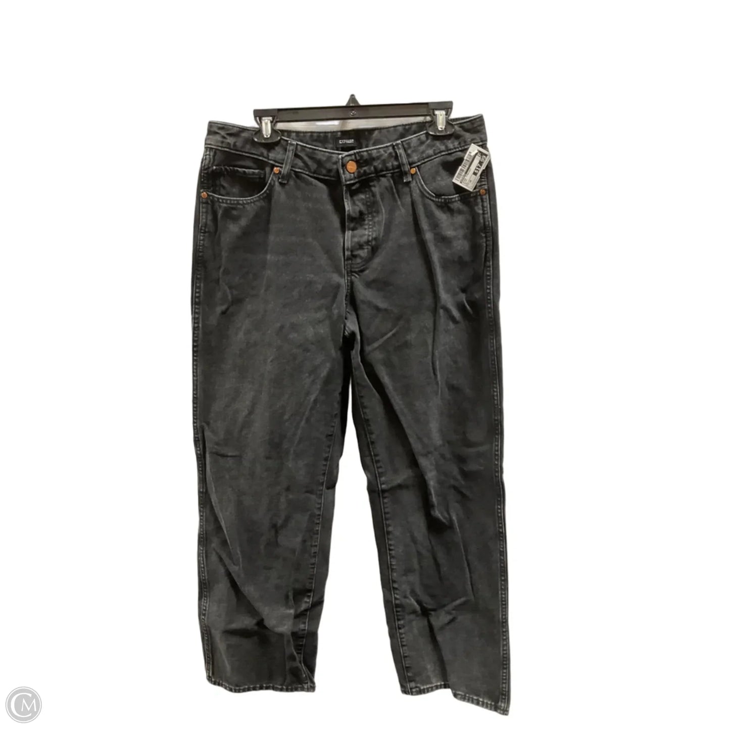 Jeans Straight By Express In Black, Size: 10