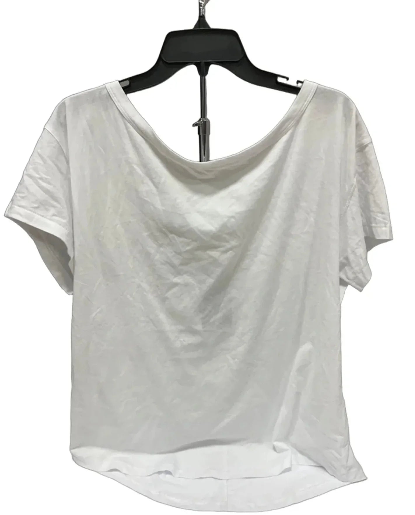 Athletic Top Short Sleeve By Fabletics In White, Size: M