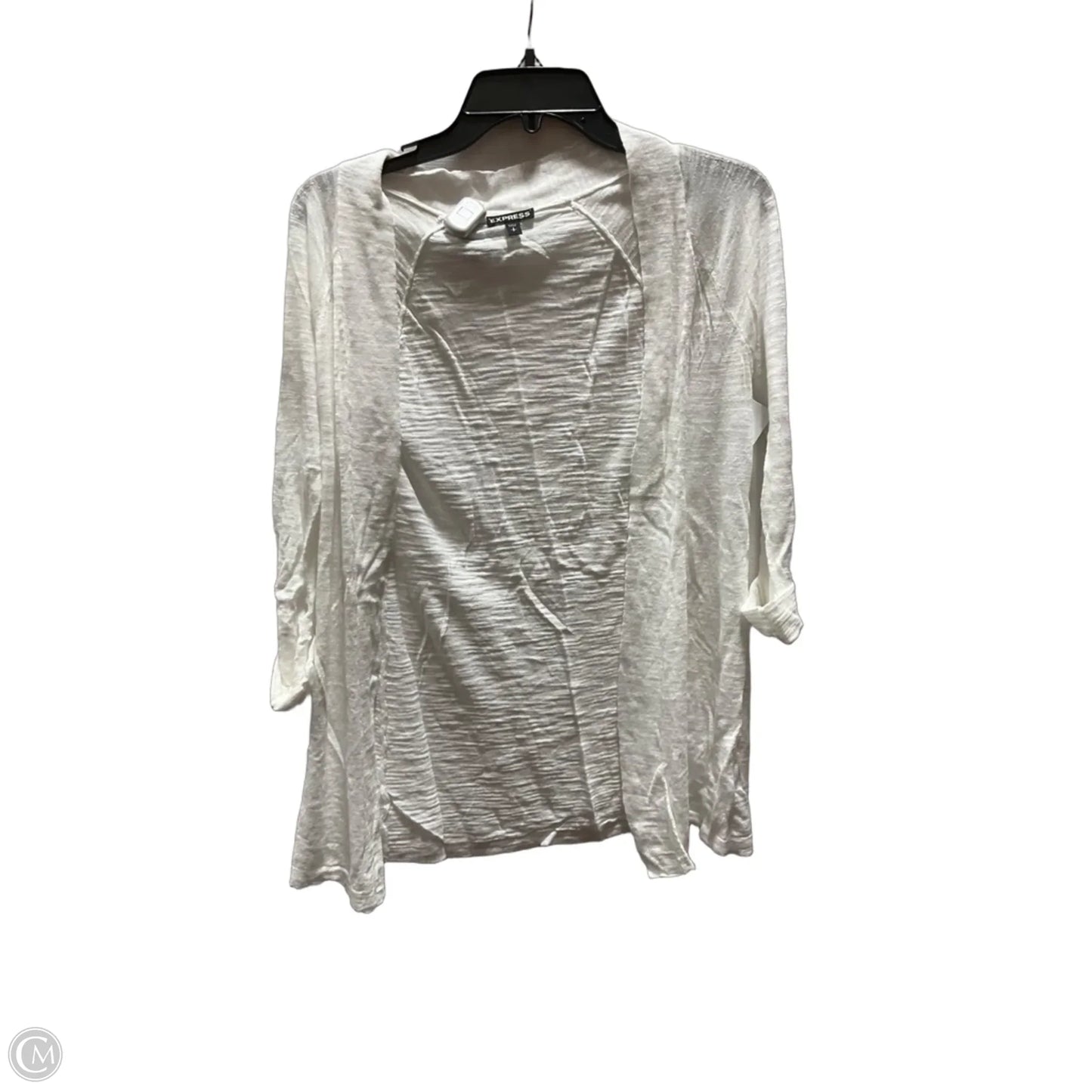 Cardigan By Express In White, Size: S