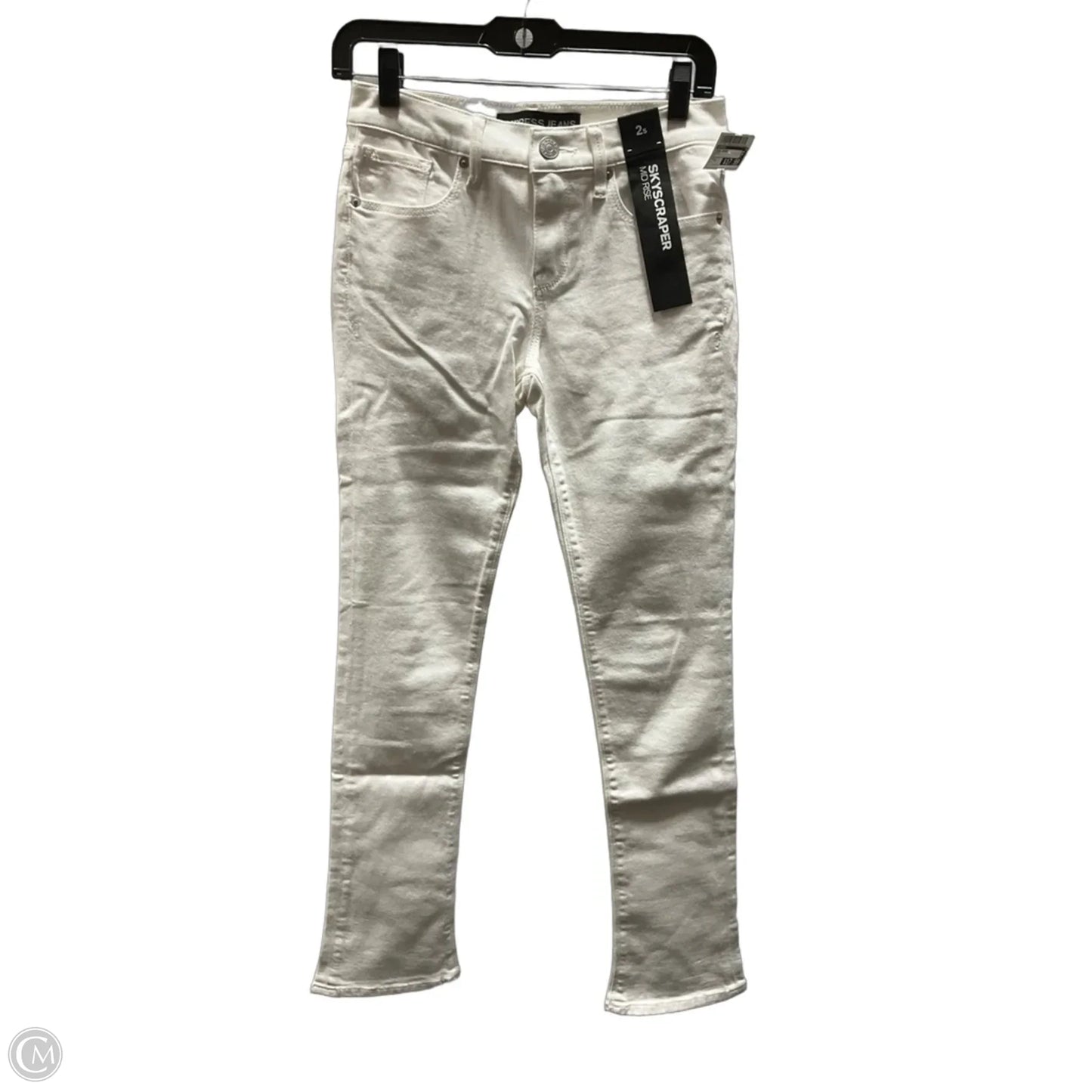 Jeans Skinny By Express In White, Size: 2