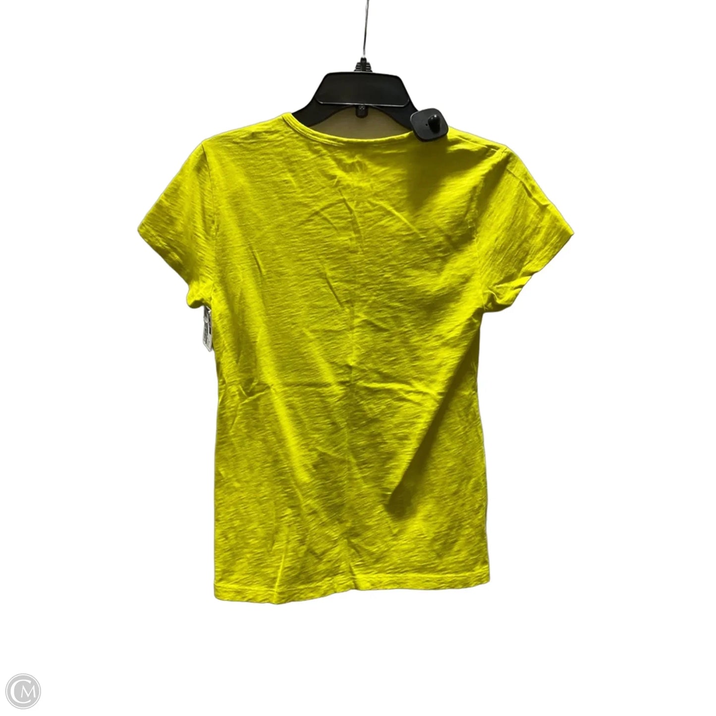 Top Short Sleeve Basic By J. Crew In Yellow, Size: S